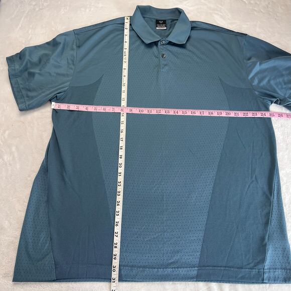Nike Golf Dry Fit Men's Blue Polo Shirt Size XXL - Picture 3 of 6